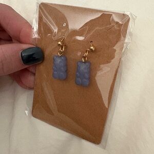 Handmade Lilac Gummy Bear Earrings - Xmas offer details in description!